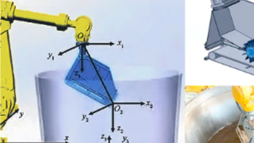 Figure 6 3D view of the distillation robot workspace