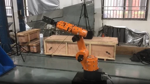 Industrial robots in motion capture cameras